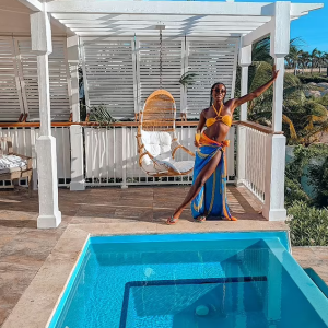 Strictly star AJ Odudu banishes the October blues with a ‘sweet sweet fantasy’ sun-kissed holiday to Antigua